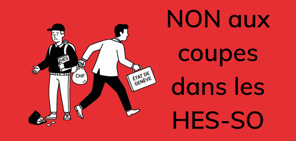 NON aux coupes dans la formation à la HES-SO Genève !